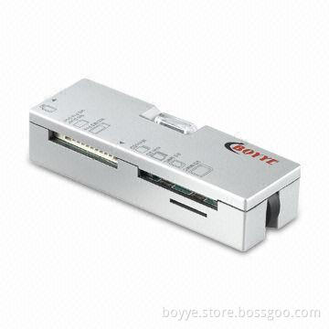 All-in-one Card Reader, Compatible with Microsoft's Windows XP, SP2, Vista, Mac OS, 7